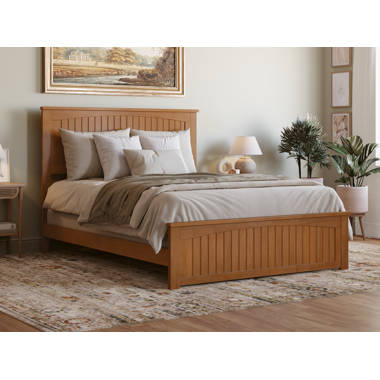 AFI Furnishings Madison Solid Wood Low Profile Platform Bed with Matching Footboard Reviews Wayfair